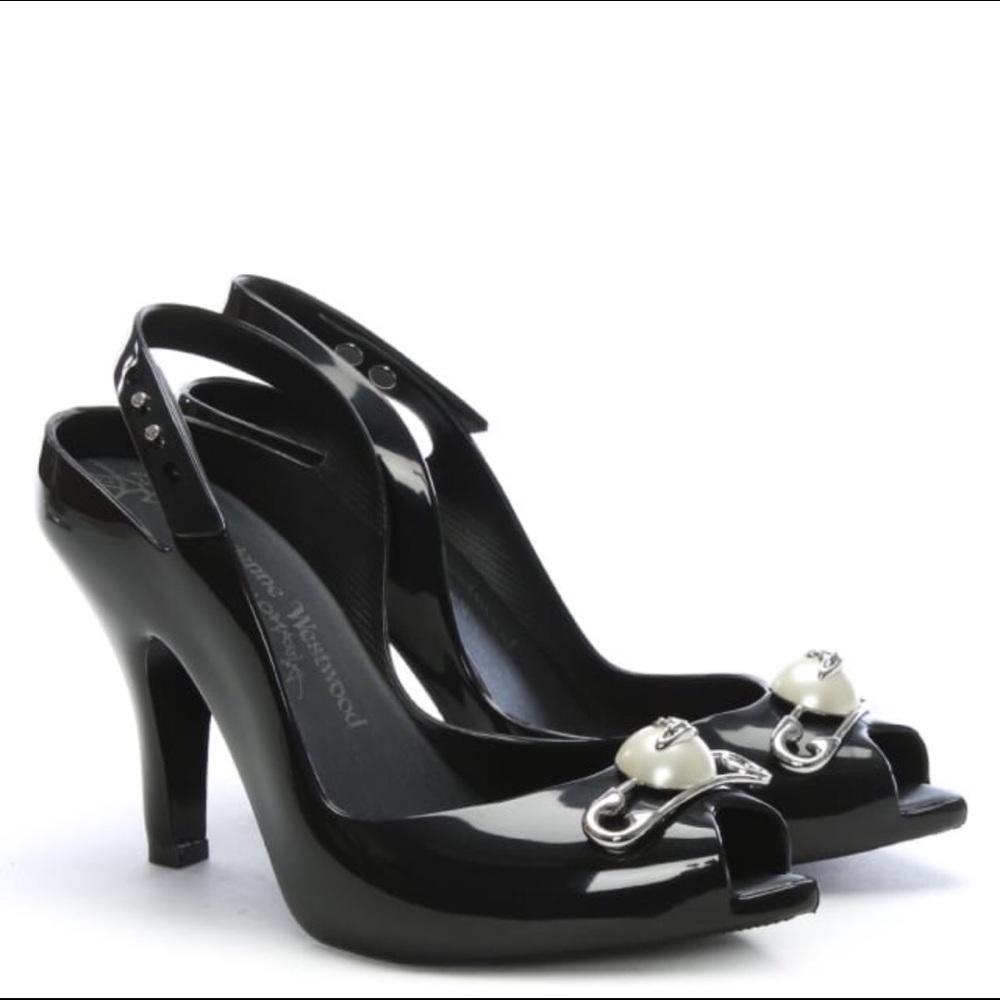 MELISSA + VIVIENNE WESTWOOD ANGLOMANIA SHOES SZ 6.